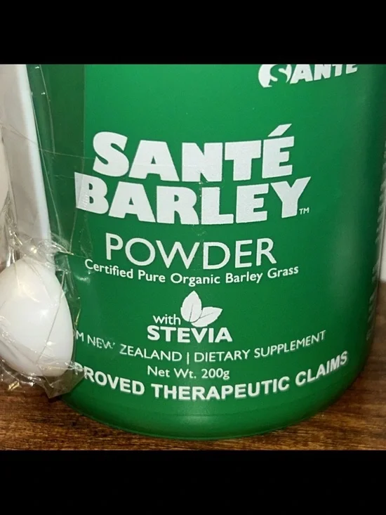 Santé Barley Powder with Stevia 200g - Certified Organic Barley Grass Exp. 2027 - Picture 2 of 11
